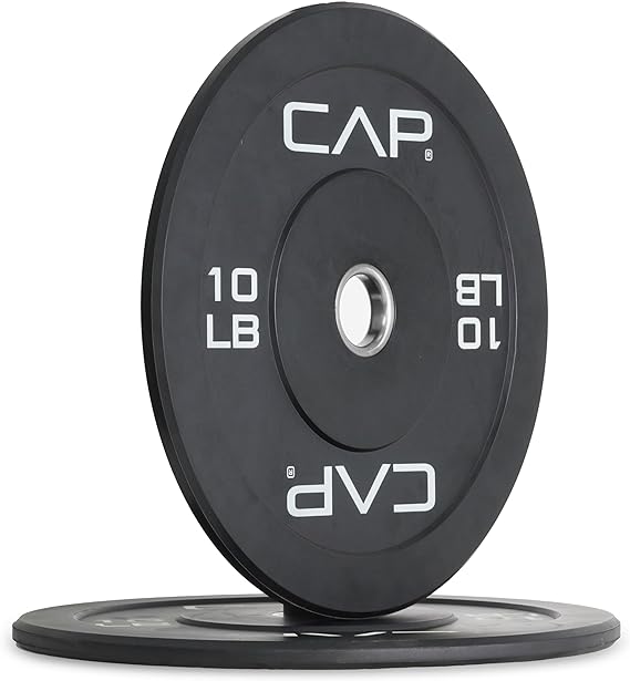 CAP Barbell Rubber Olympic Bumper Plate with different features and price