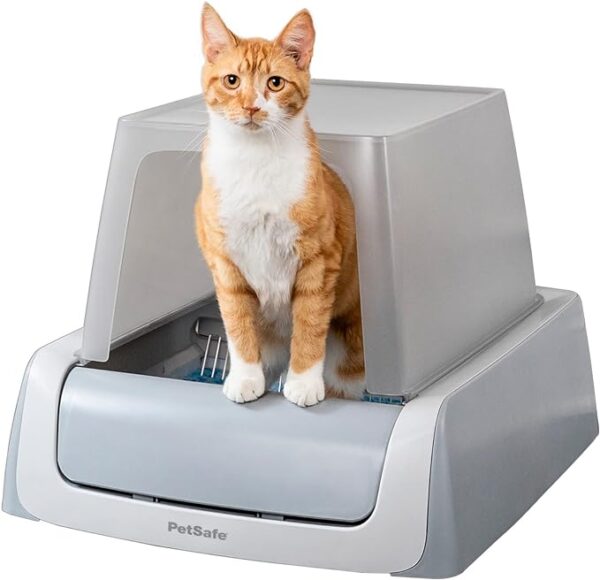 Buy the PetSafe Self-Cleaning Cat Litter Box with Hood At Best Price