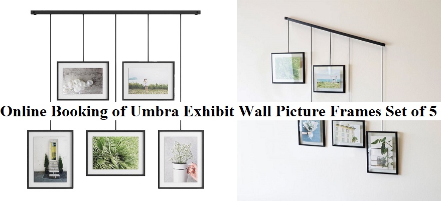 Online Booking of Umbra Exhibit Wall Picture Frames Set of 5