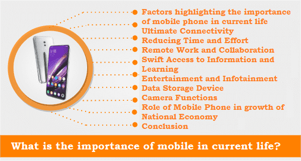 What is the importance of mobile in current life?
