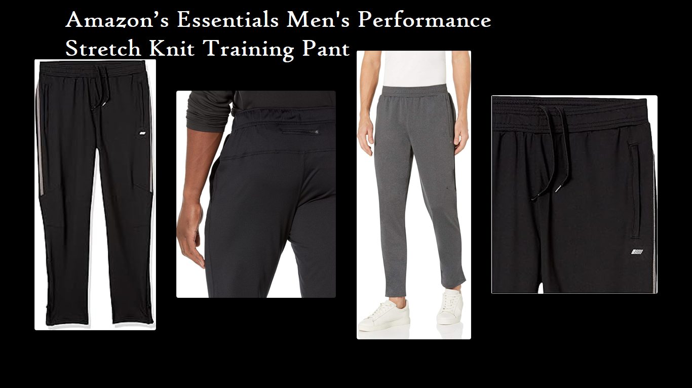 Amazon’s Essentials Men's Performance Stretch Knit Training Pant