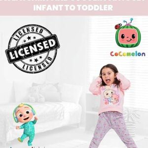 CoComelon Infant to Toddler JJ Baby Girls Pullover Fleece Sweatshirt & Pants Set
