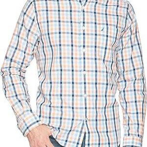 Nautica Long Sleeve Men's Wrinkle Resistant Shirt 2024