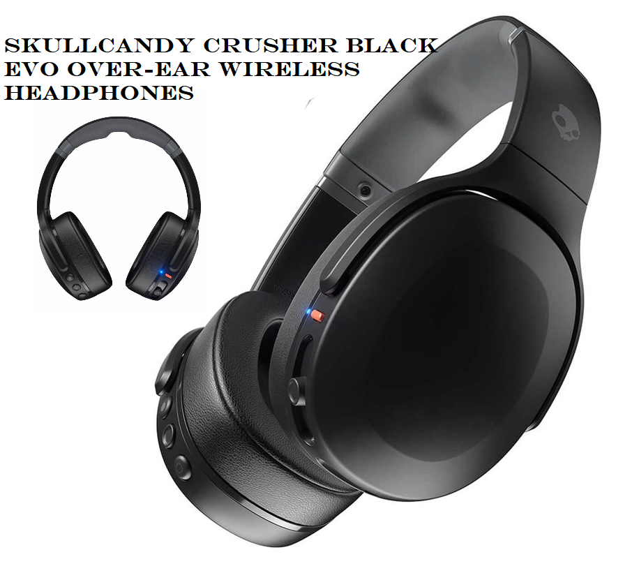 Skullcandy Crusher Black Evo Over-Ear Wireless Headphones