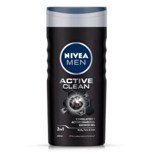 Nivea Men DEEP Active Clean Charcoal Body Wash